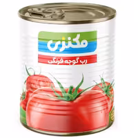 رب گوجه فرنگی قوطی مکنزی 800 گرم (قیمت مصرف 39ت)