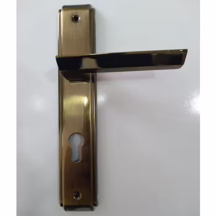 دستگیره در  چوبی ( دستگیره پلاک ) رنگ زیتونی
