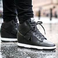کفش نایک دانک اسکای ساق دار مشکی classic shoes Nike dunksky hi essential15 wmns black 644877-008