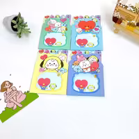استيک نوت و ايندکس فانتزی سايز کوچک BT21
