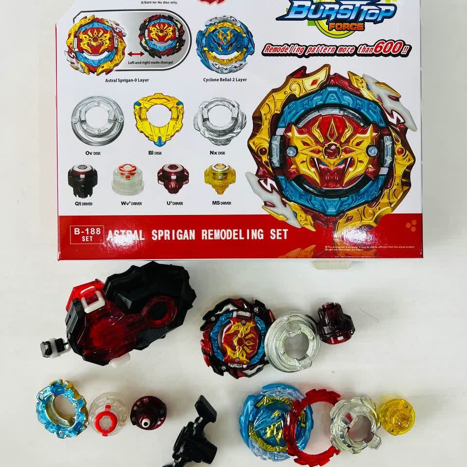 اسباب بازی فرفره انفجاری استرال اسپرایزن  با لانچر دینامیتی