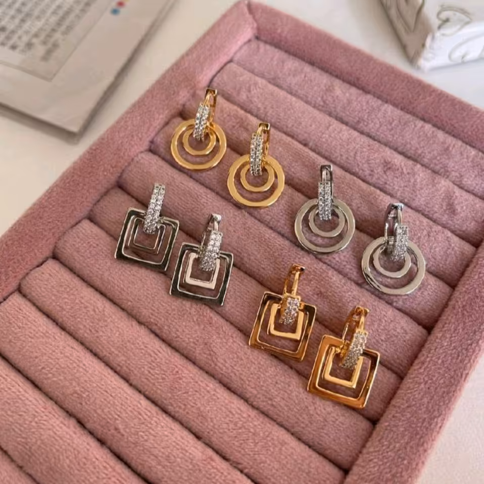 گوشواره هندسی