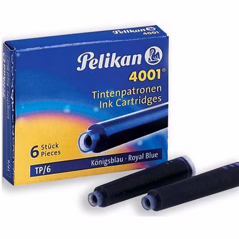 جوهر فشنگی خودنویس پلیکان مدل 4001 بسته 6 عددی &ndash; قیمت و خرید | برایتو