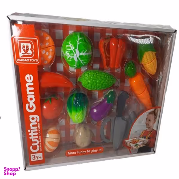 ست اسباب بازی مدل برش میوه و صیفی جات کد 2288