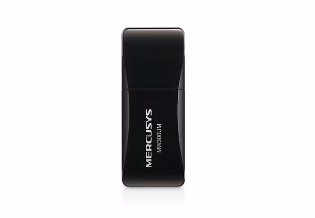 کارت شبکه 300Mbps وایرلس مرکوسیس مدل MW300UMMercusys Wireless USB Adapter 300Mbps Mini MW300UM