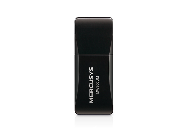 کارت شبکه 300Mbps وایرلس مرکوسیس مدل MW300UMMercusys Wireless USB Adapter 300Mbps Mini MW300UM