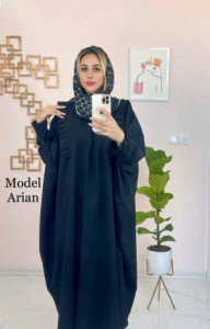 پانچو زنانه اسکاچی مدل عبایی