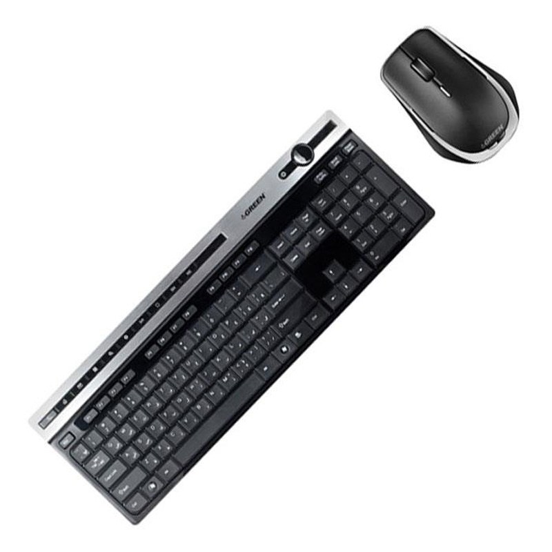 کیبورد و ماوس بی سیم گرین مدل GKM505W با حروف فارسیGreen Wireless Keyboard Mouse