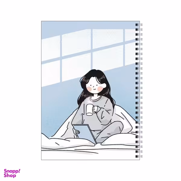 دفتر مشق 100 برگ بامبیلیپ طرح صبح یک روز کد 7862504