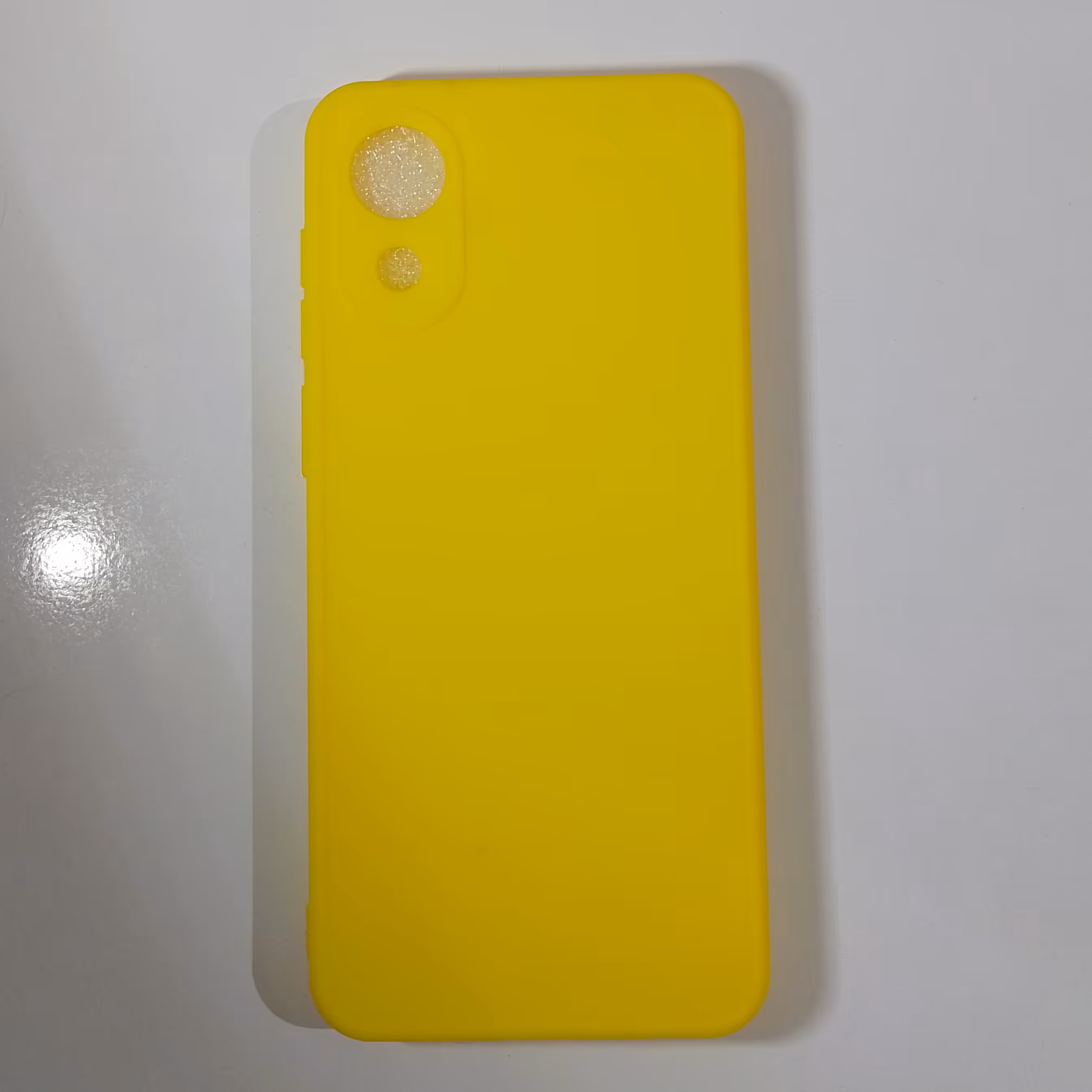 قاب گوشی موبایل سامسونگ مناسب برای Galaxy a03 core رنگ زرد 