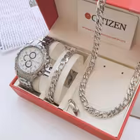 ست ساعت لوکس نقره ای مراانه