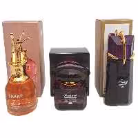 پک اقتصادی سه عددی عطر های مردانه اسمارت کالکشن مدل ژان پل گوتیه اسکندل , ورساچ کریستال نویر مشکی, الین حجم 25 میل