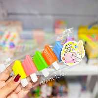 هایلایت بستنی چوبی (پک 6 رنگ) باکیفیت ، هایلایتر فانتزی 