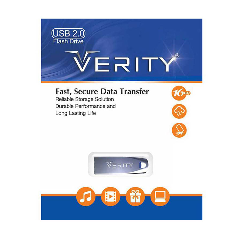 خرید فلش مموری وریتی Verity مدل V803 ظرفیت 16 گیگابایت