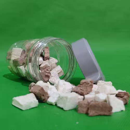 بستنی انجمادی 50 گرم - بستنی خشک ( بستنی فریز درایر ) خالص بدون مواد افزودنی 