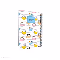 دفتر 100 برگ وزیری مجلد تک سیم آزاده کد 123