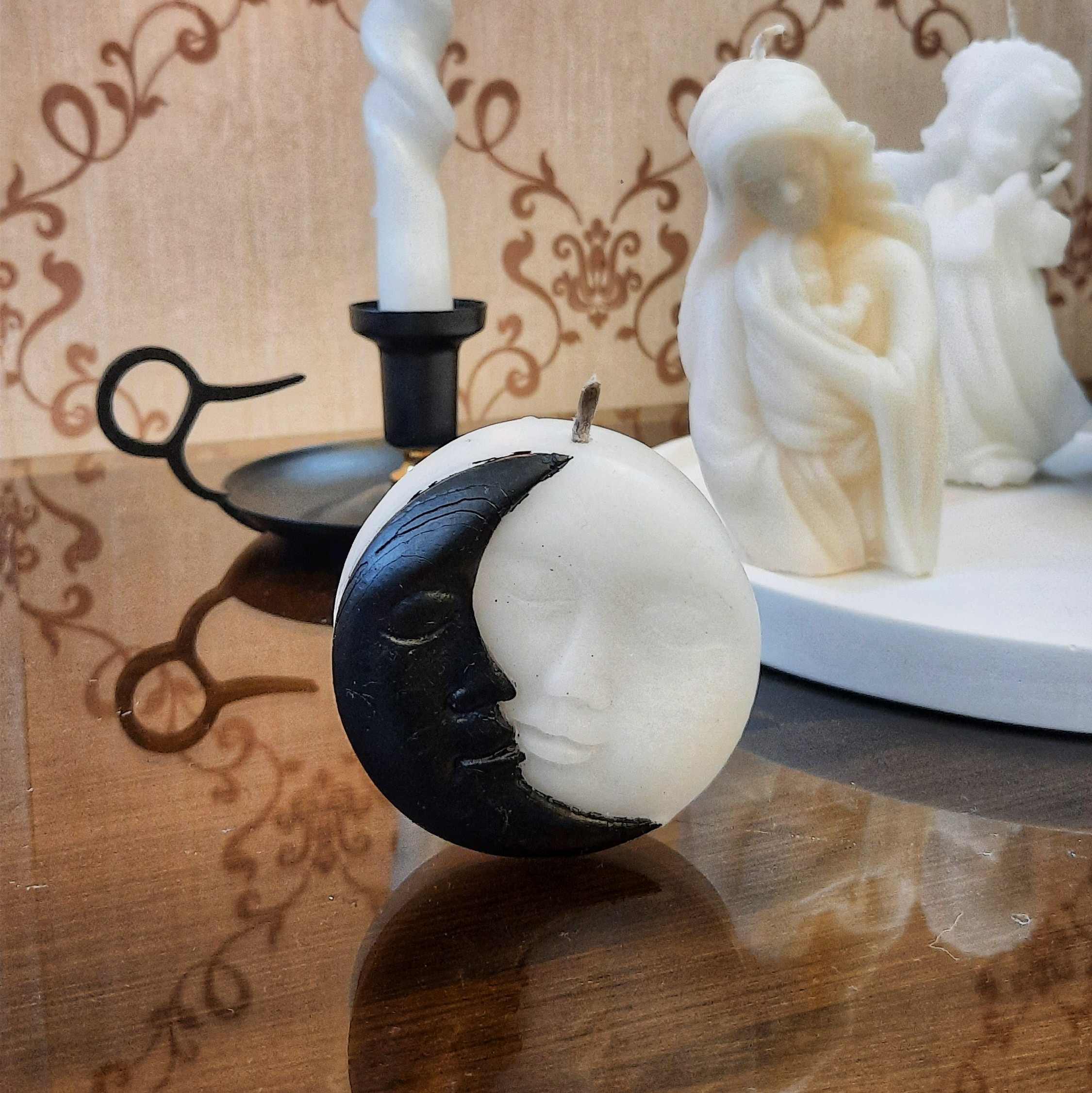 شمع ماه و خورشید دورنگ