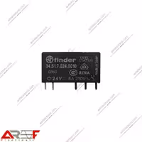 رله PLC فیندر دارای 24 ولت 1 کنتاکت 6 آمپر 5 پین Finder - فروشگاه عارف الکترونیک