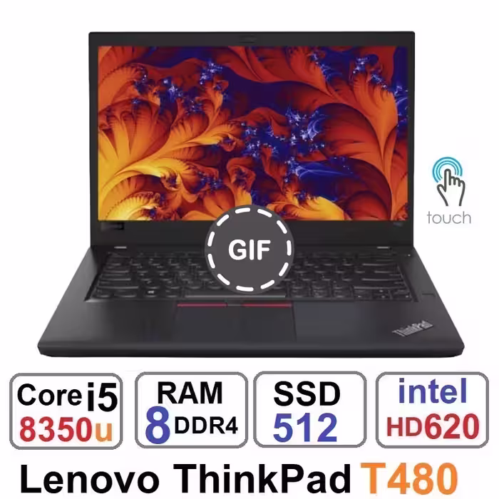 لپ تاپ لنوو Lenovo ThinkPad T480 صفحه لمسی رم8