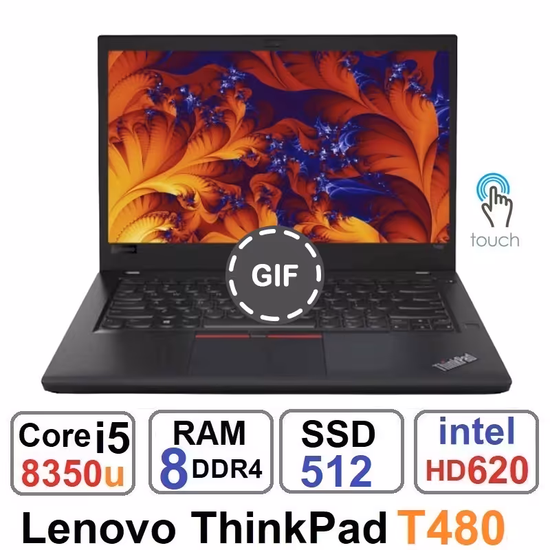 لپ تاپ لنوو Lenovo ThinkPad T480 صفحه لمسی رم8