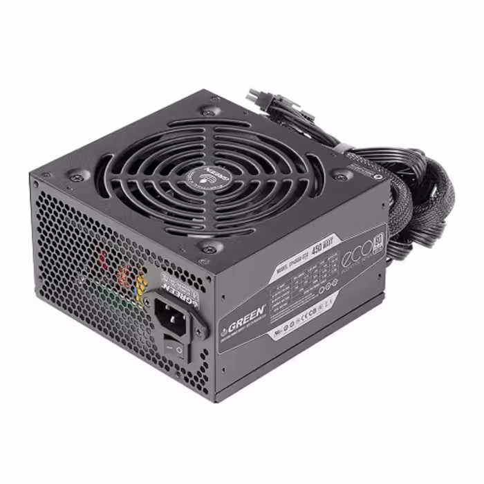 منبع تغذیه کامپیوتر گرین مدل GP450A-ECO Rev3.1