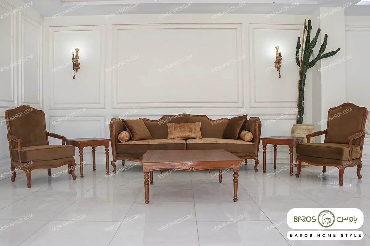 ست مبلمان نئوکلاسیک روتی کد 4