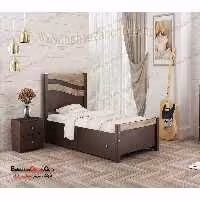 تخت تک نفره چوبی موج T 2026