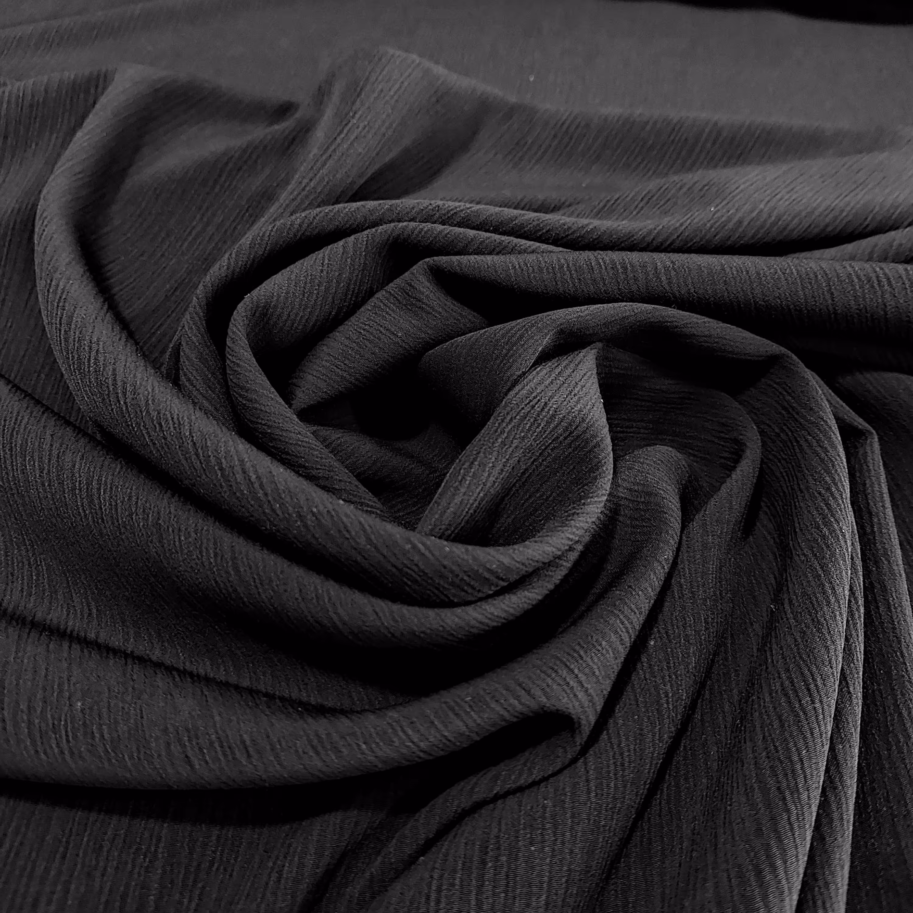 پارچه کریشه اندونزی (مشکی مشکی)بهترین جنس موجود