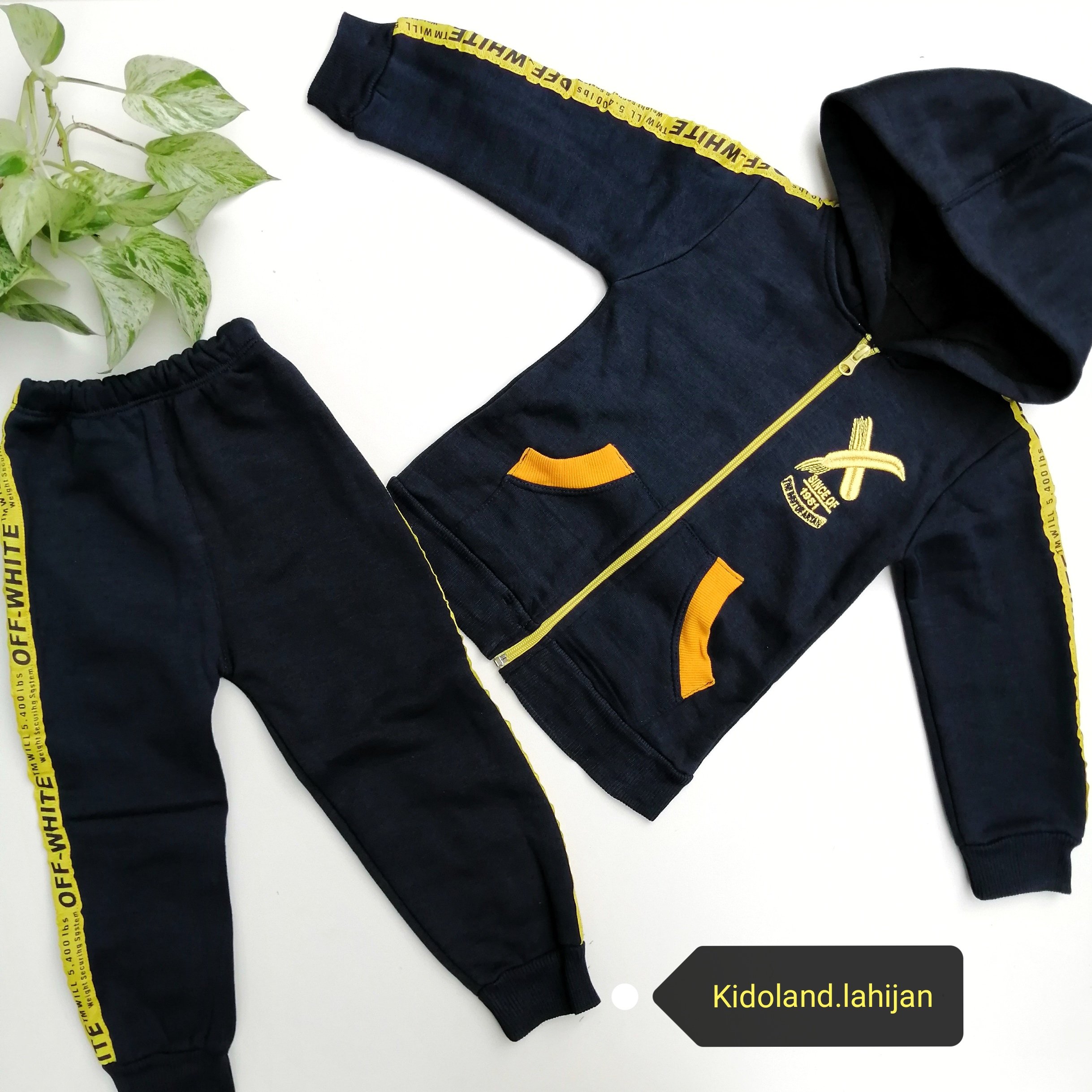 ست دوتیکه سوییشرت و شلوار بچگانه اسپرت پسرانه دخترانه سایز 35 40 45 50 55 60