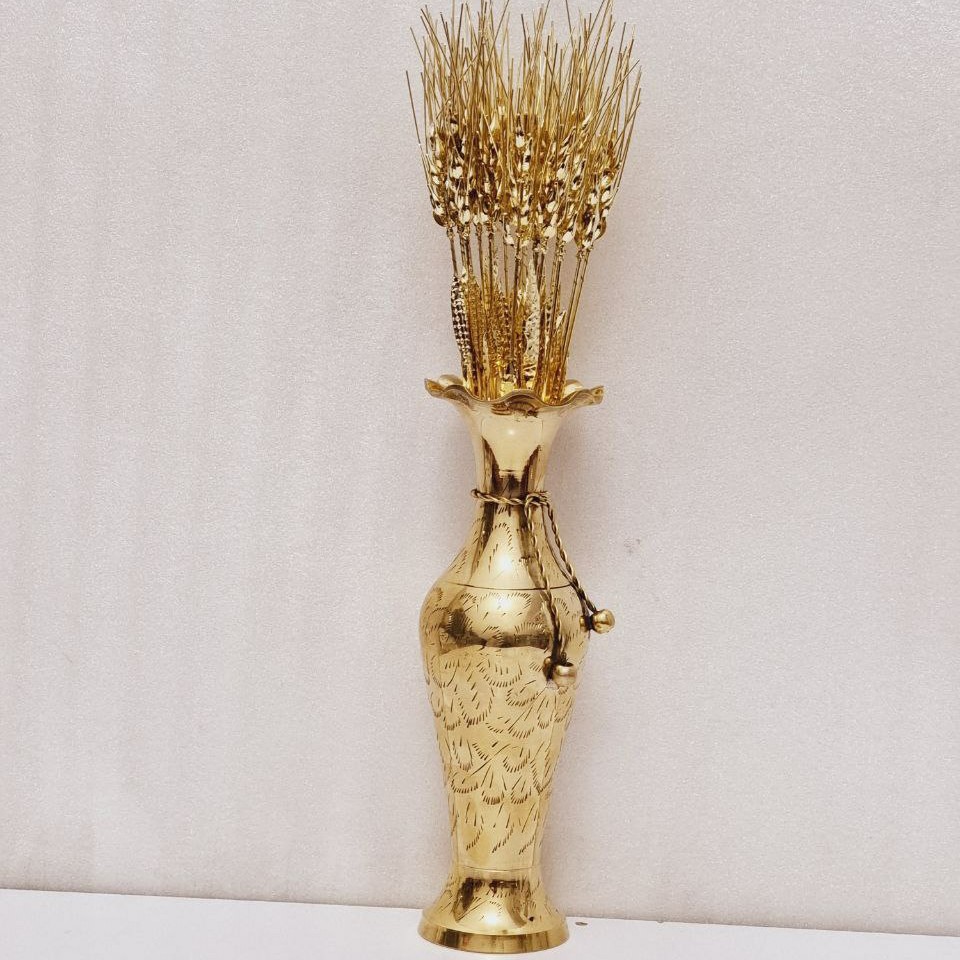 گلدان رومیزی برنجی