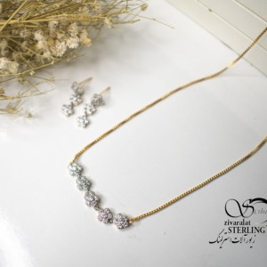 نیمست زنانه طرح گل کد 5447