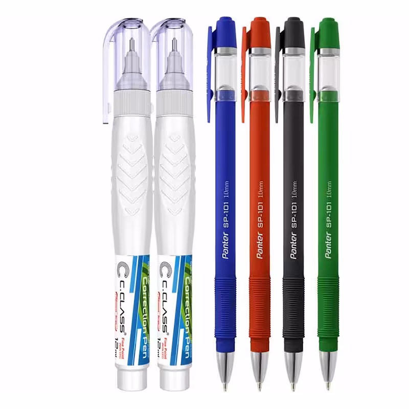 خرید غلط گیر سی کلاس بسته 2 عددی و خودکار پنتر رنگ جور بسته 4 عددی