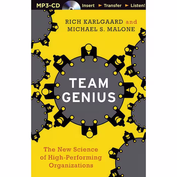 کتاب زبان اصلی Team Genius اثر Michael S Malone Rich Karlgaard and Tom Parks