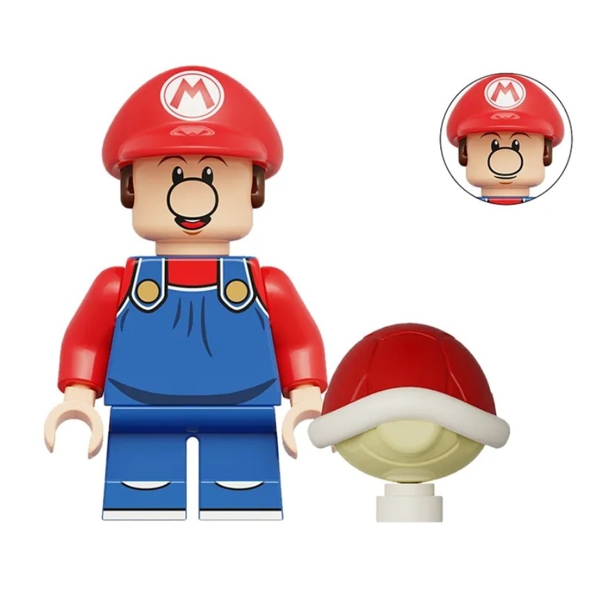 لگو مینی فیگور ماریو کوچک با لاکپشت همراه