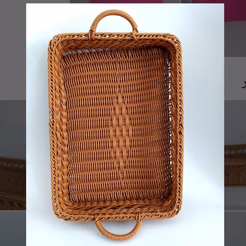 سینی حصیری لانه زنبوری نسکافه ای 