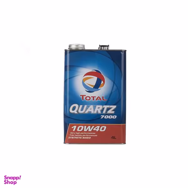 روغن موتور خودرو توتال (Total) مدل Quartz 7000 حجم 4 لیتر