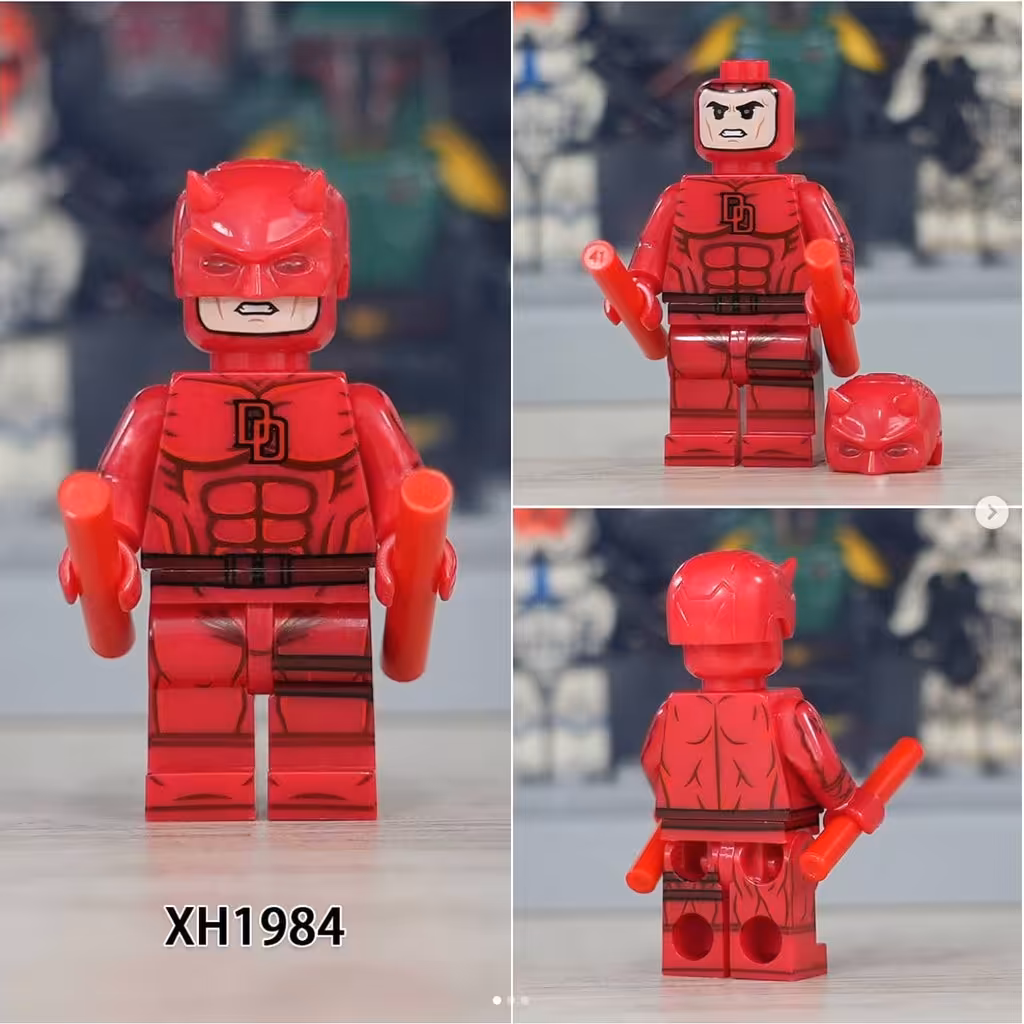 لگو مینی فیگور دردویل قرمز مدل شش