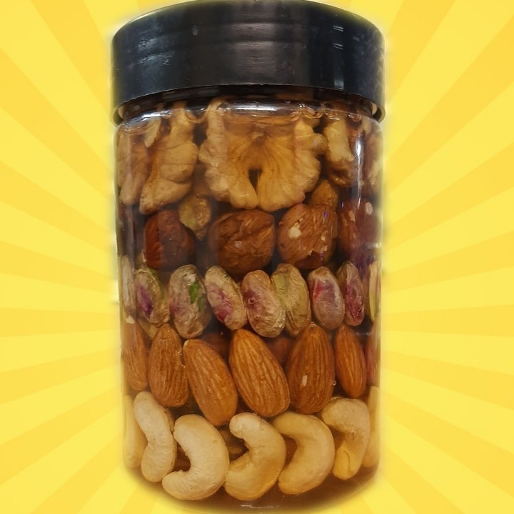 معجون عسل 5 مغز(480 گرم خالص)