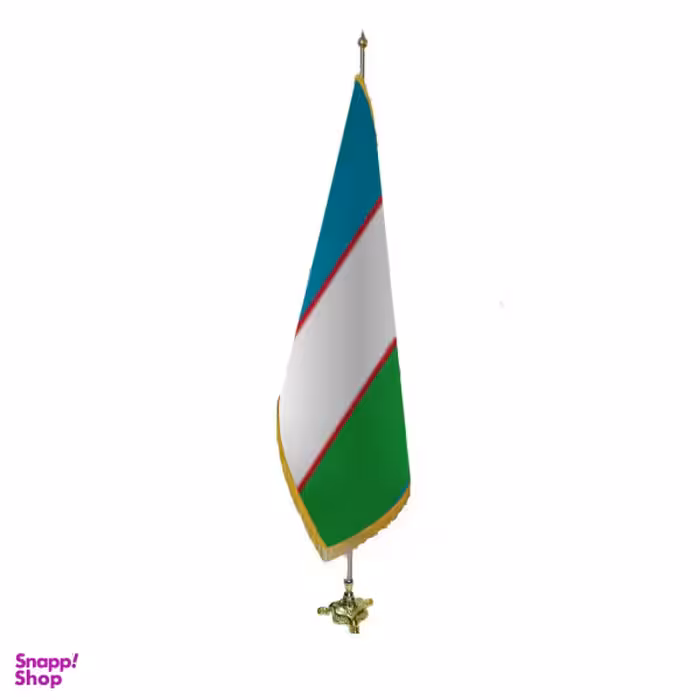 پرچم رومیزی مدل ازبکستان