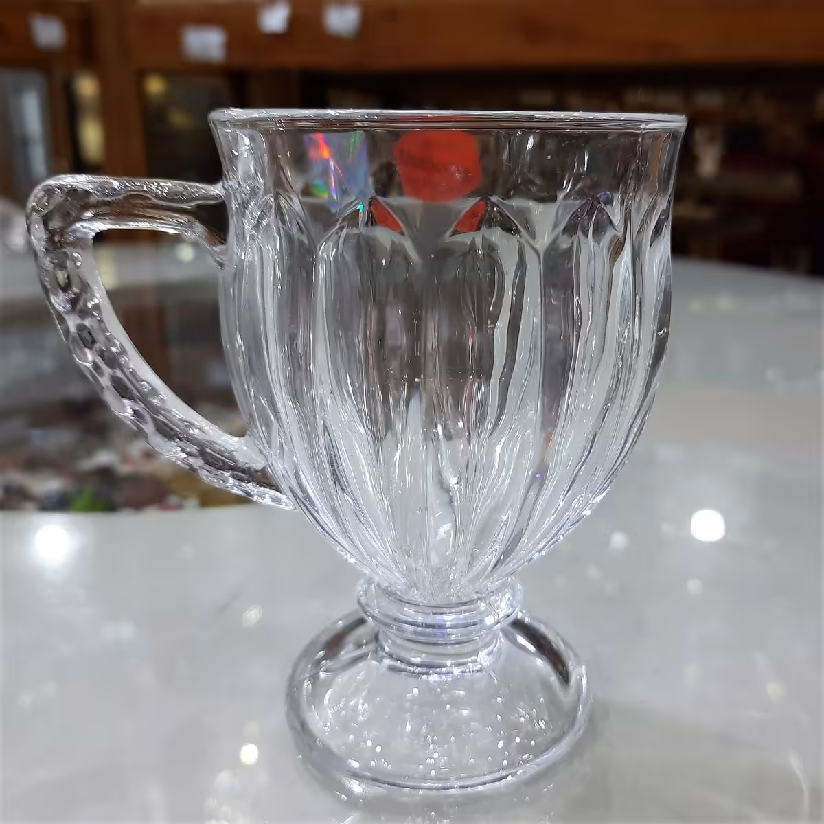 فنجان پایه دار جنوا چین (6عدد )