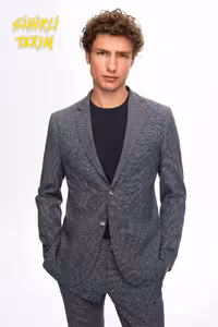 کت وشلوار خاکستری مردانه DS SLIM FIT GRAY TEAM D&#039;S Damat