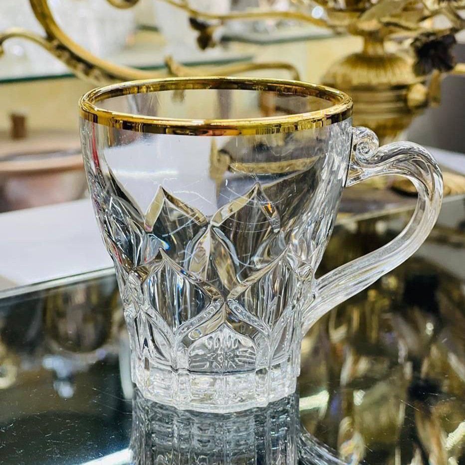 فنجان  لب طلا  درجه یک 