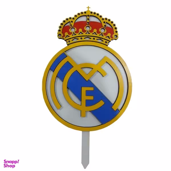 تاپر تزیین کیک بهگز مدل ریال مادرید