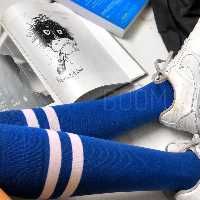 جوراب زیرزانو دو خطی کاربنی نخ پنبه فری سایز