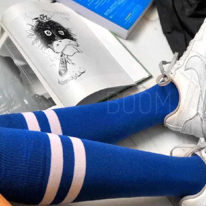 جوراب زیرزانو دو خطی کاربنی نخ پنبه فری سایز