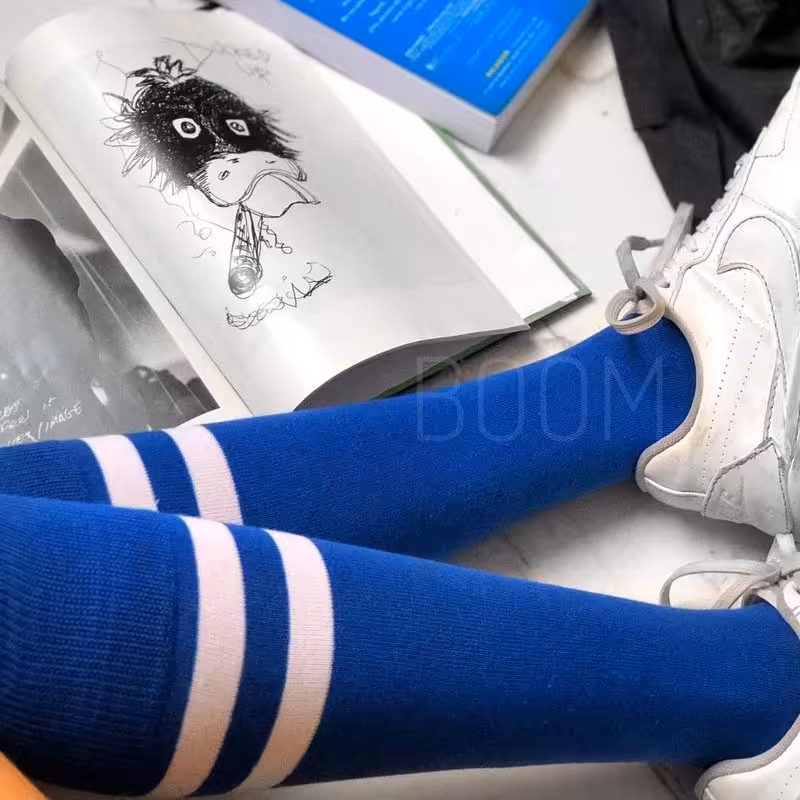 جوراب زیرزانو دو خطی کاربنی نخ پنبه فری سایز