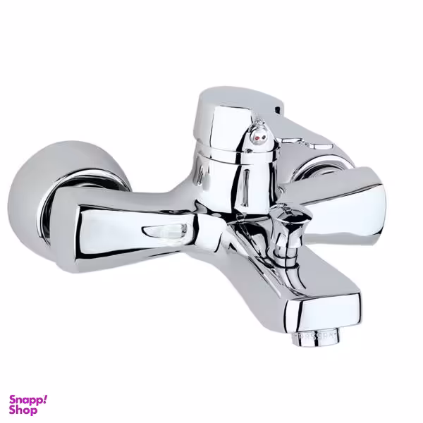 شیر حمام راسان مدل پاپیون کروم