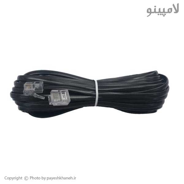 سیم خط تلفن سوکت دار 10 متری