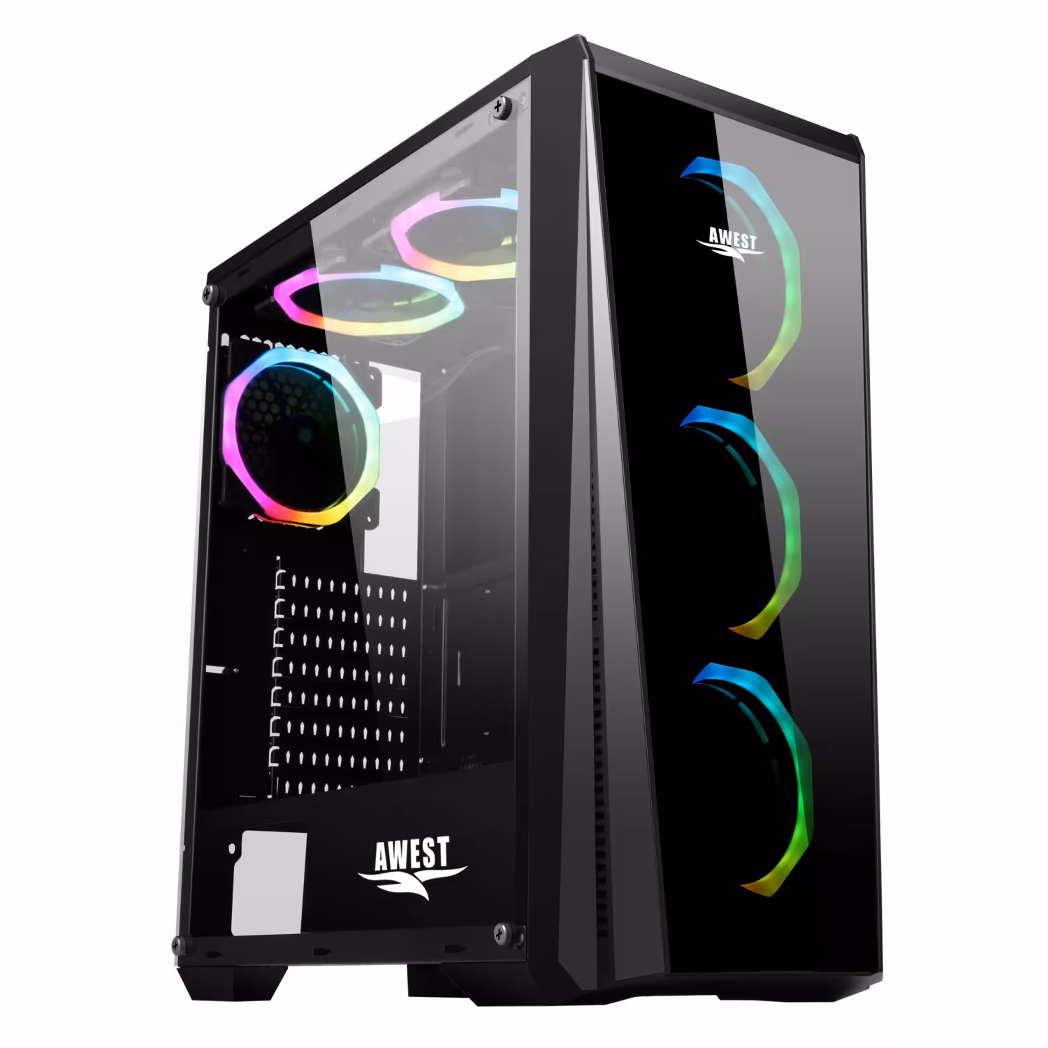 کیس کامپیوتر اوست مدل GT-AV01-BG ARGB