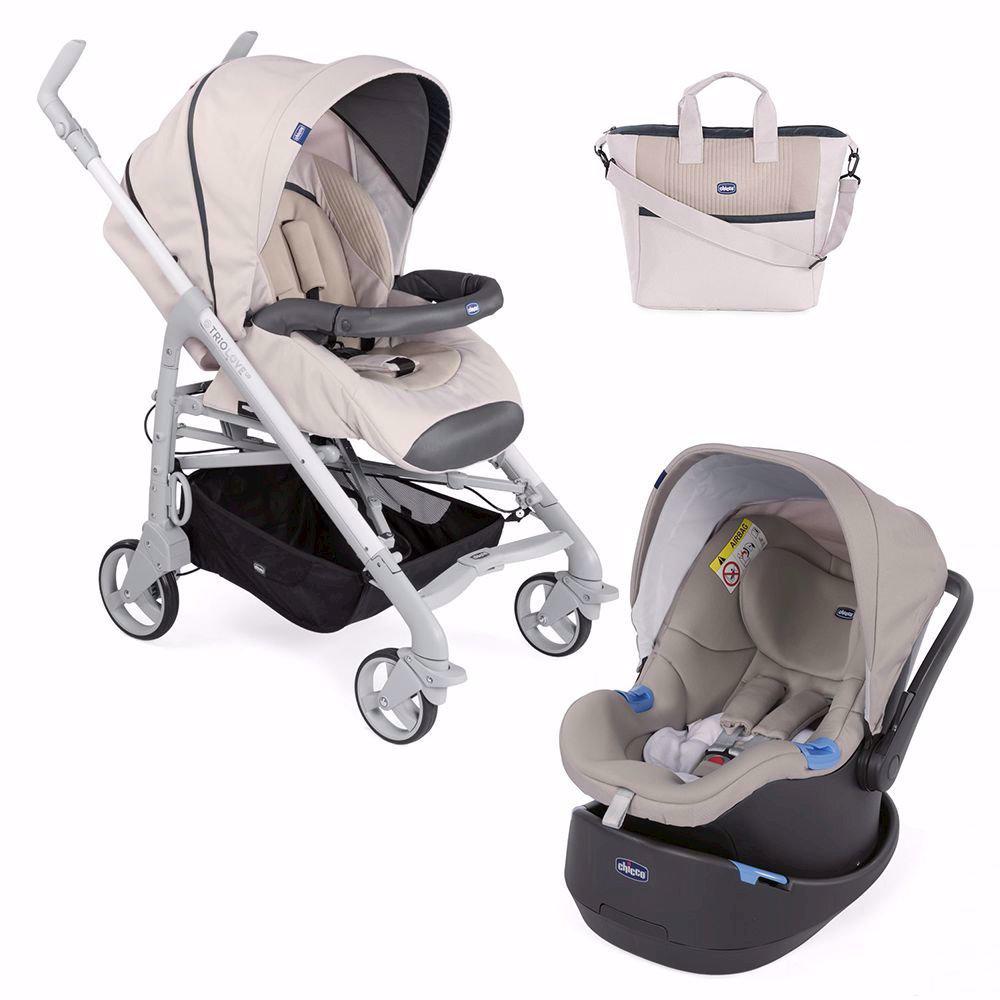 کالسکه و کریر Chicco مدل Trio Love up